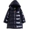 Save The Duck Kids' Millie Hooded Puffer Jacket In Black
