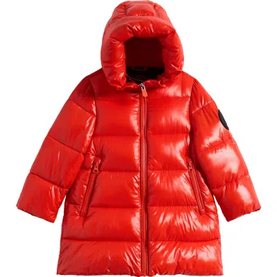 Save The Duck Kids' Millie Water Repellent Puffer Coat In Red
