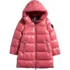 Save The Duck Kids' Millie Water Resistant Puffer Coat In Pink