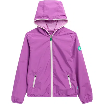 Save The Duck Kids' Noel Hooded Jacket In Purple
