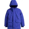 Save The Duck Kids' Theo Hooded Jacket In Blue