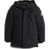 Save The Duck Kids' Theo Water Repellent Hooded Parka In Black