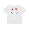 Save The Duck Kids White Asa Smiley Face In White