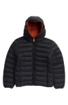 Save The Duck Kids' Wind & Water Resistant Packable Puffer Jacket In Black