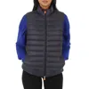 Save The Duck Ladies Black Charlotte Puffer Vest In Blue