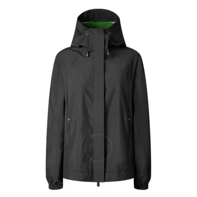 Save The Duck Ladies Black Suki Hooded Raincoat