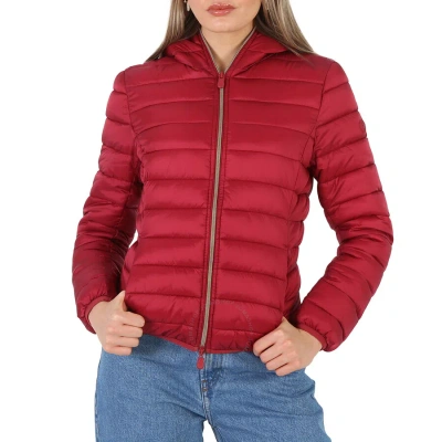 Save The Duck Ladies Ruby Red Alexis Puffer Jacket
