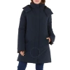 SAVE THE DUCK SAVE THE DUCK LADIES SAMANTHA HOODED FAUX FUR TRIM COAT