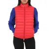 SAVE THE DUCK SAVE THE DUCK LADIES TANGO RED PUFFER GILET VEST