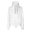 Save The Duck Ladies White Karin Bomber Rain Jacket In White
