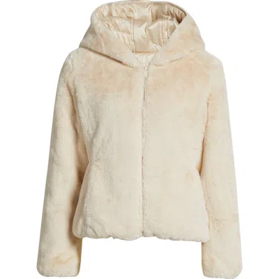 Save The Duck Laila Faux Fur Reversible Water Repellent Puffer Jacket In Neutral