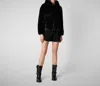Save The Duck Laila Reversible Hooded Jacket In Black In Black