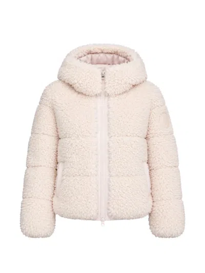 Save The Duck Lenora Faux-fur Puffer Jacket In Neutrals