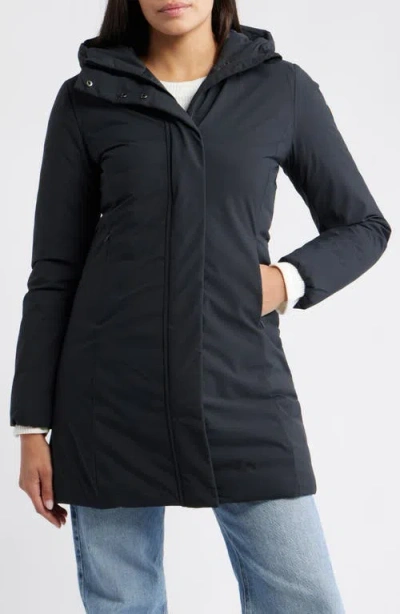 Save The Duck Leyla Water Resistant Recycled Polyester Hooded Coat In Multi