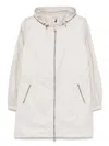 Save The Duck Lightweight Relaxed Fit Jacket With Hood In Neutrals