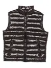 Save The Duck Lightweight Sleeveless Puffer Vest With Glossy Finish In Black