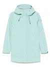 Save The Duck Lightweight Water-repellent Parka With Modern Silhouette In Blue