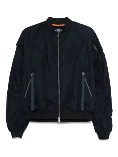 Save The Duck Zip Pocket Bomber Jacket In Black