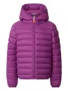Save The Duck Lily Hooded Puffer Jacket In Purple