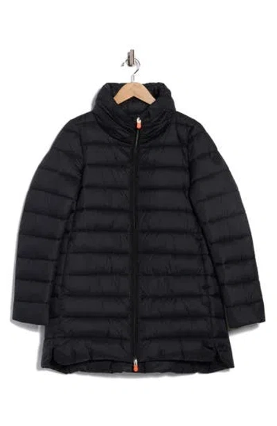 Save The Duck Linnea Puffer Jacket In Black