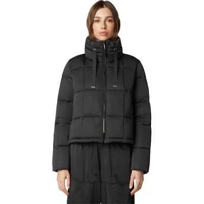 Pre-owned Save The Duck Lobelia Puffer Jacket - Women's In Black