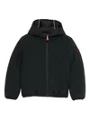 Save The Duck Logo-appliqué Padded Jacket In Black