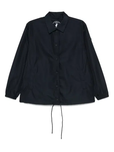Save The Duck Logo-patch Jacket In Black