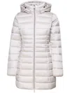 Save The Duck Down Jacket With Hood In Neutrals