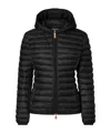 Save The Duck Carly Recycled Nylon Puffer Jacket In Black