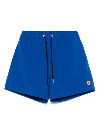 Save The Duck Logo-patch Swim Shorts