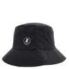 Save The Duck Logo Patch Wren Bucket Hat In Black