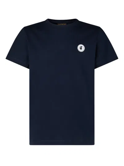 Save The Duck Kids' Logo-print Cotton T-shirt In Black