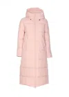 Save The Duck Long Down Jacket In Pink