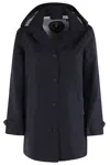 Save The Duck Sofi Trench Coat In Blue