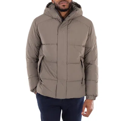 Save The Duck Long Sleeve Hood Padded Jacket In Grey