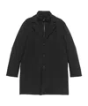 Save The Duck Byron Trench Coat In Black