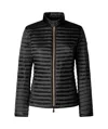 Save The Duck Black Andreina Puffer Jacket In Black