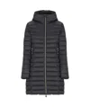 Save The Duck Joanne Water Repellent Puffer Coat With Removable Hood In Black