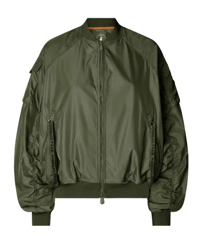 Save The Duck Long-sleeved Casual Jacket In Green