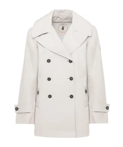 SAVE THE DUCK SAVE THE DUCK SOFI DOUBLE-BREASTED TRENCH COAT