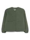 Save The Duck Quilted Green Jacket With Relaxed Silhouette In Green