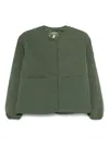 Save The Duck Quilted Green Jacket With Relaxed Silhouette In Green