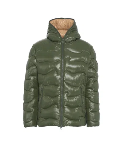 Save The Duck Love' Down Jacket In Green