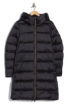 Save The Duck Luciana Puffer Coat In Blue