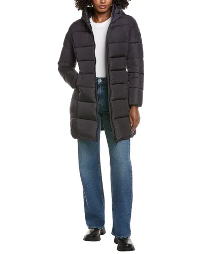 Save The Duck Ludo Long Jacket In Black