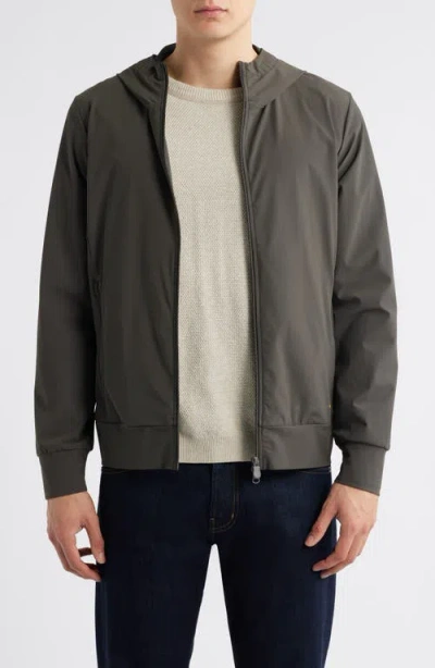 Save The Duck Luiz Hooded Water Repellent Jacket In Gray