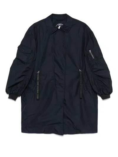 Save The Duck Luxe Black Jacket With High Collar