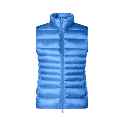 Save The Duck Lynn Vest In Cerulean Blue In Multi