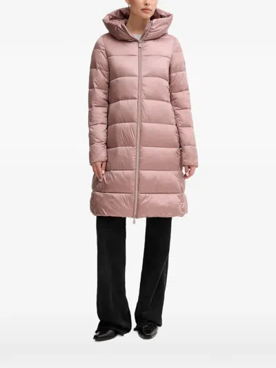 Save The Duck Lysa Hooded Padded Coat In Pink