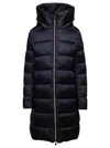 Save The Duck Lysa Long Puffer In Black